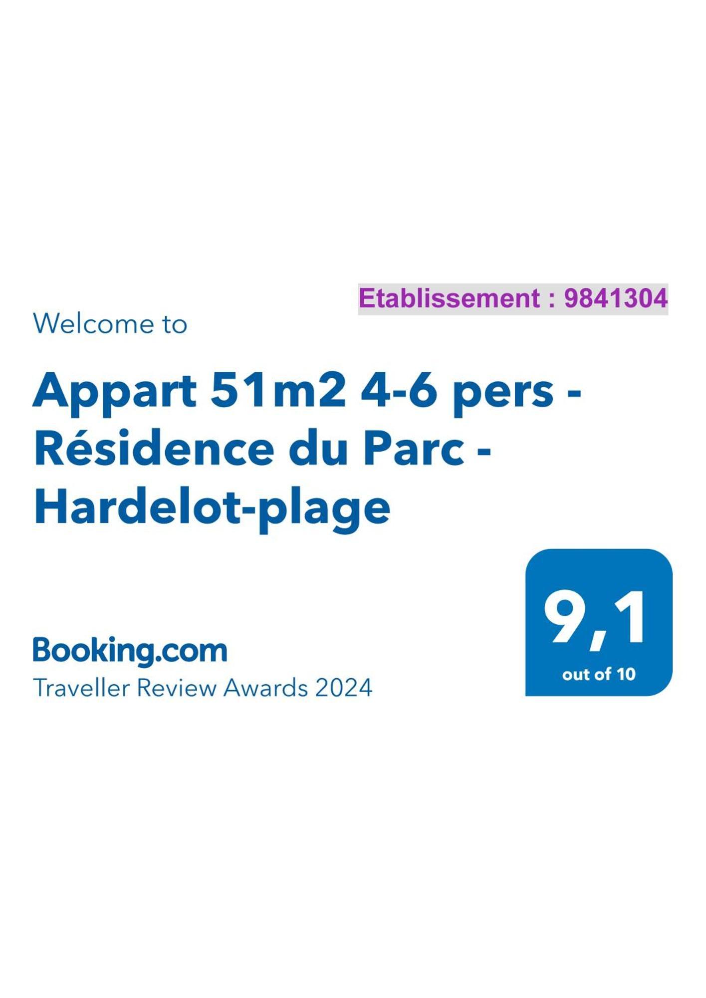 Appart - 4-6 Pers - Res Du Parc-Hardelot-Plage Kültér fotó
